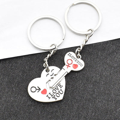 Llavero de Corazón para Parejas - Diseño Secreto del Amor - Image 9
