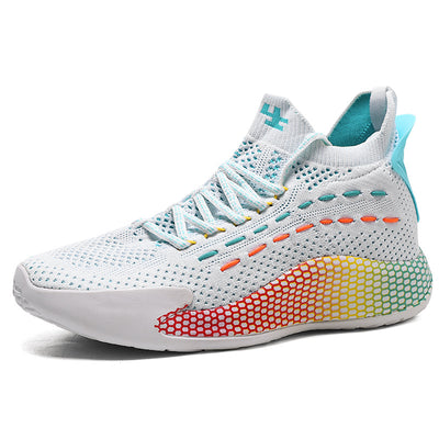 Tenis Casual Flyknit para Hombre - Sneakers Modernos Gris Cemento - Image 24