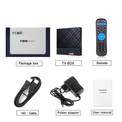 Reproductor Multimedia Smart TV T95 Max Plus - Procesador Quad Core Android 9.0 - Image 11