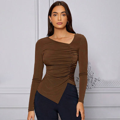 Blusa Elegante Francesa Otoño-Invierno Ajustada e Intelectual - Image 6