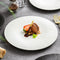 Plato Llano de Cerámica Porcelana Estilo Occidental Diseño Elegante