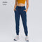 Pantalones Yoga Cintura Alta Mujer con Cordón Secado Rápido Elásticos
