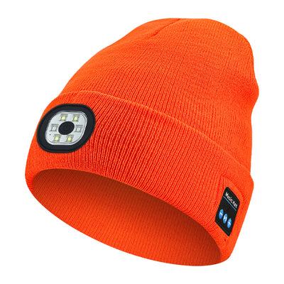 Gorro Tejido LED Recargable con Luz Removible y Lavable - Image 11