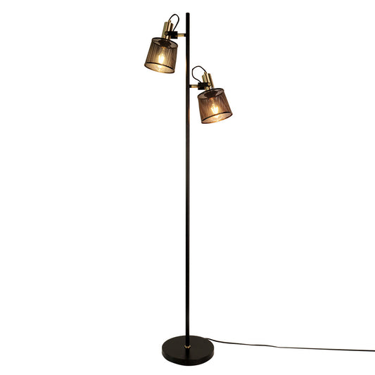 Lámpara de Pie Industrial Negra para Ambiente Hogar - Image 2