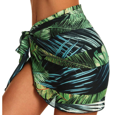 Vestido Playero Corto de Gasa con Transparencia Elegante - Image 12
