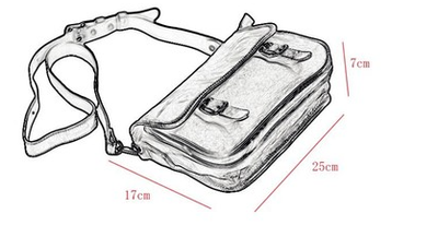 Bolso Mensajero de Cuero Premium con Correa Ancha Ajustable - Image 6