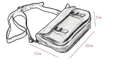 Bolso Mensajero de Cuero Premium con Correa Ancha Ajustable - Image 6