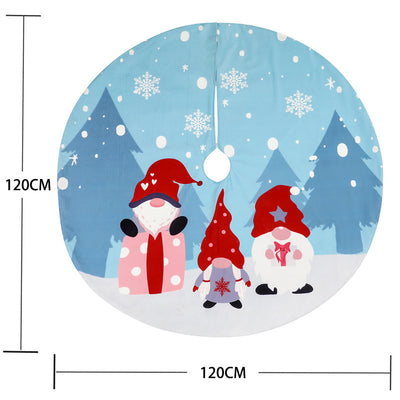 Falda para Árbol Navideño con Estampado Rudolf y Personaje Vintage - Image 4