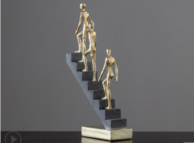 Escultura Decorativa de Pensador Creativo - Figura de Resina Retro para Oficina y Hogar - Image 6