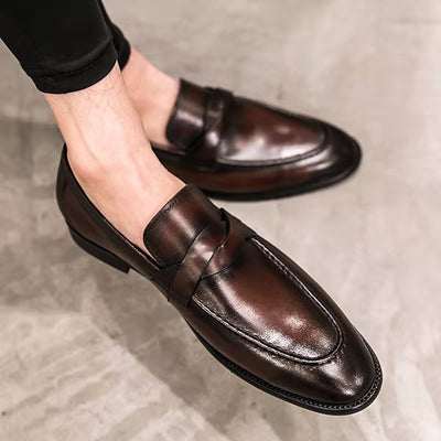 Zapatos de Cuero Británico sin Cordones - Comodidad Casual - Image 4