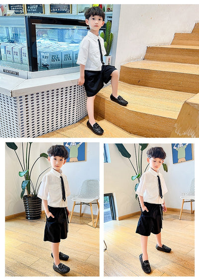 Zapatos de Cuero Estilo Británico para Niños Step On - Image 21