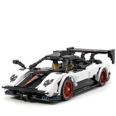 Auto de Carreras Jiji con Bloques de Construcción - Juguete Armable de Partículas Pequeñas - Image 4