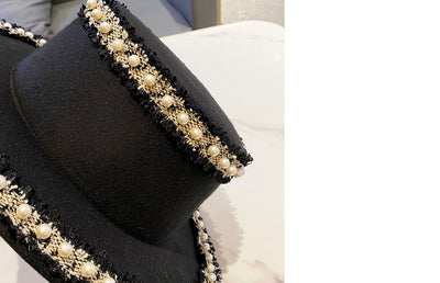 Sombrero de Lana para Mujer con Perla - Estilo Bucket Elegante - Image 13