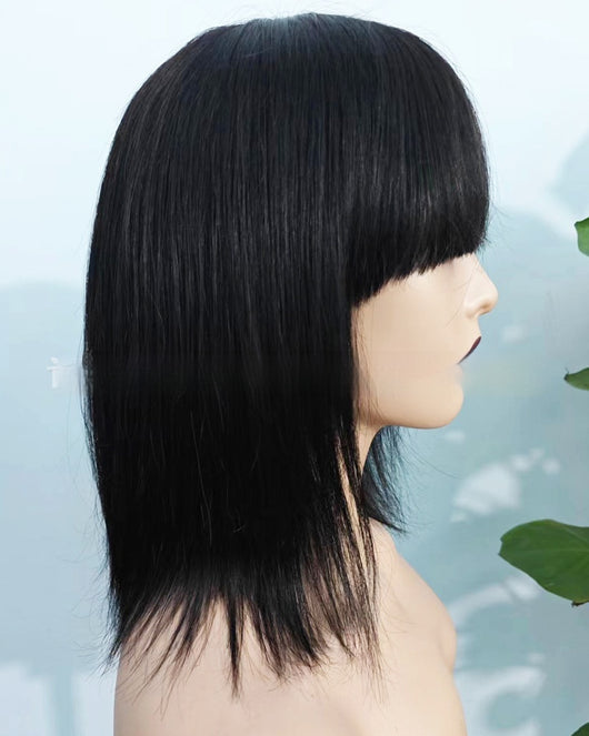 Peluca Frontal de Encaje con Cabello Humano Real Bobo - Image 11