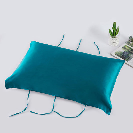 Funda de Almohada de Seda Pura Liso - Cuidado Capilar Premium - Image 7