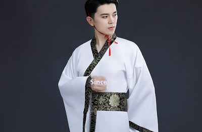 Traje Tang Primavera Otoño - Ropa Tradicional China para Hombre - Image 28
