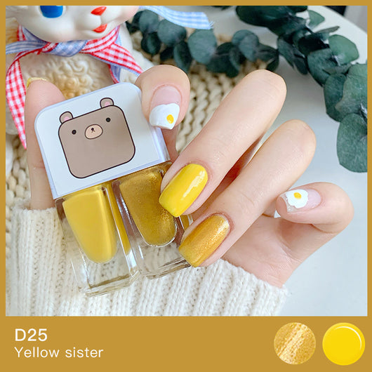 Set Dúo de Esmaltes de Uñas a Base de Agua - Acabado Brillante con Pelado y Desprendimiento Fácil - Image 15