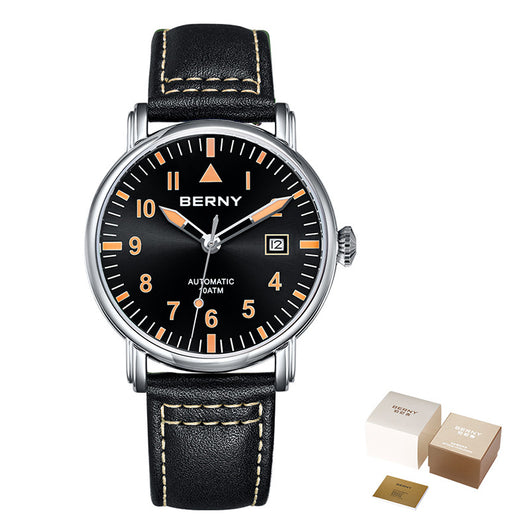 Reloj Mecánico Impermeable con Correa y Esfera Luminosa - Image 9