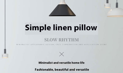 Almohada de Lino y Algodón para Sofá - Diseño Liso y Elegante - Image 30