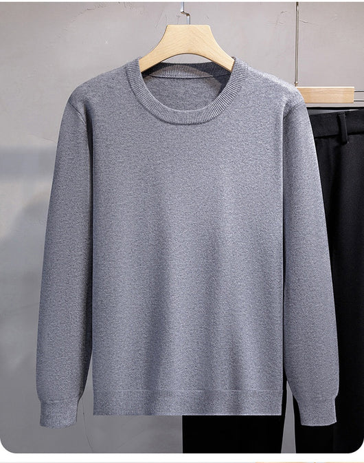 Suéter Holgado Oversized Cuello Redondo para Hombre - Image 23