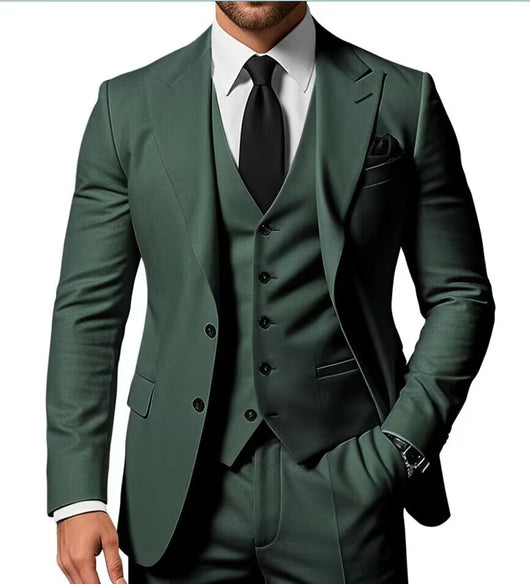 Traje de Negocios Tres Piezas para Hombre - Image 18