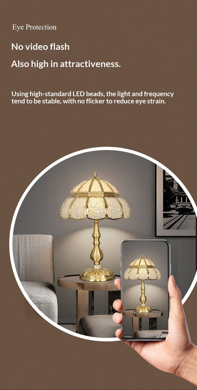 Lámpara de Mesa Decorativa con Ágata Natural y Cobre Puro - Image 22