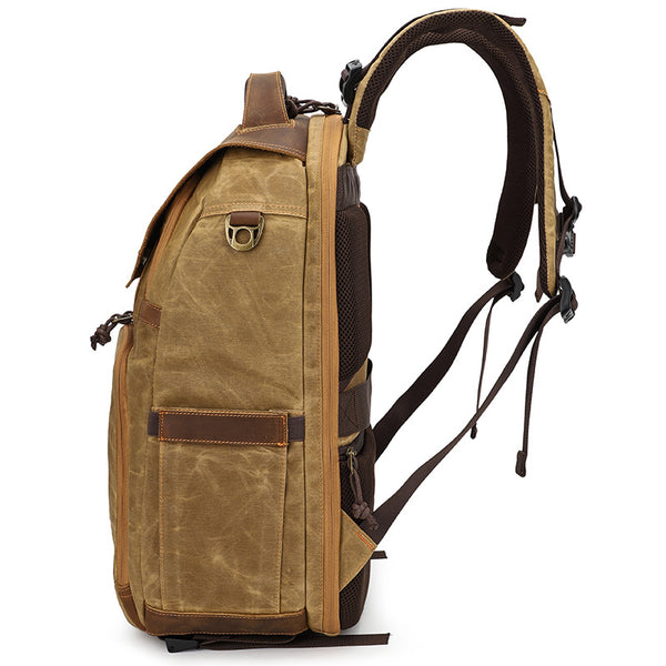 Bolsa Profesional Canvas Impermeable para Cámara SLR y Laptop
