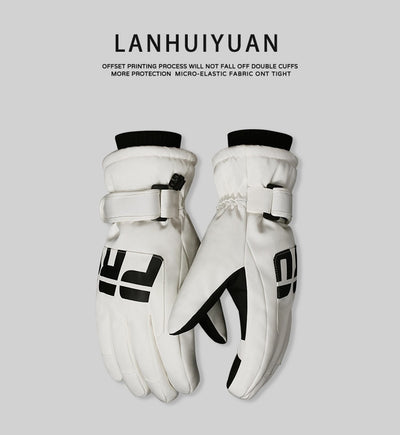Guantes Térmicos Impermeables Antideslizantes para Esquí Mujer con Pantalla Táctil - Image 23