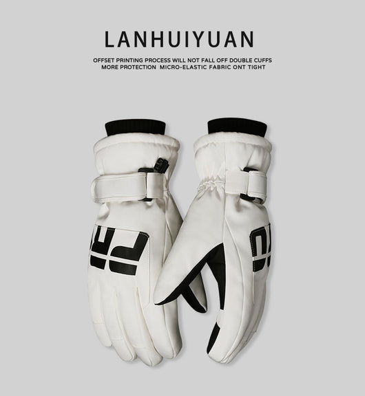 Guantes Térmicos Impermeables Antideslizantes para Esquí Mujer con Pantalla Táctil - Image 23