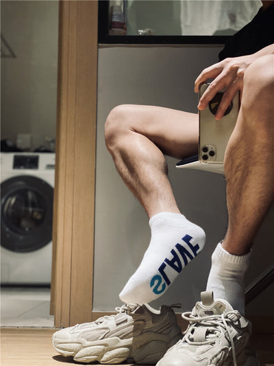 Calcetines de Lana para Hombre con Letras Deportivas - Image 14