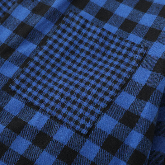 Camisa de Cuadros con Solapa para Hombre - Manga Larga - Image 12