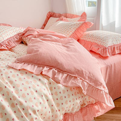 Juego de Sábanas y Edredón Estampado Primavera Otoño para Niña - Image 15