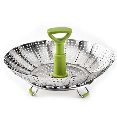 Colador Plegable con Asa para Verduras y Canastas de Vapor - Image 10