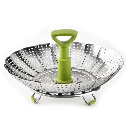 Colador Plegable con Asa para Verduras y Canastas de Vapor - Image 10