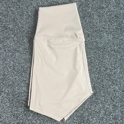 Shorts Yoga Cintura Alta Transpirable Secado Rápido para Mujer - Image 43