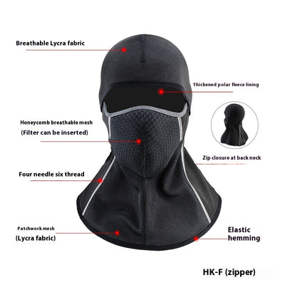 Pasamontaña Térmico para Ciclismo y Motociclismo - Protección Contra Viento y Frío - Image 11
