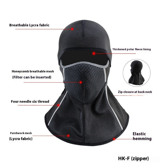 Pasamontaña Térmico para Ciclismo y Motociclismo - Protección Contra Viento y Frío - Image 11
