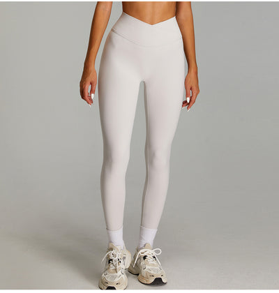 Pantalones Deportivos Cintura Alta Efecto Desnudo Mujer - Secado Rápido y Ajuste Perfecto - Image 16