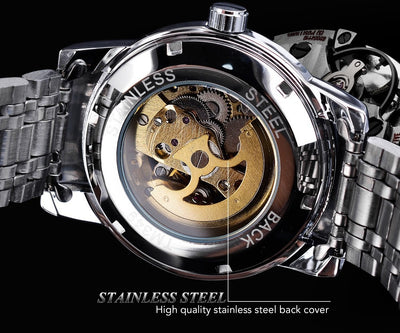 Reloj Mecánico Impermeable con Diseño Calado para Hombre - Image 44