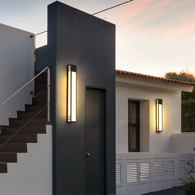 Lámpara de Pared Exterior Minimalista Impermeable para Jardín