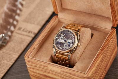 Reloj Mecánico Automático Vintage con Esfera Luminosa y Relieves - Image 13