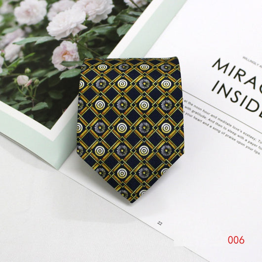 Corbata Formal Estilo Británico 9CM - Diseño Impreso Poliéster Premium - Image 18