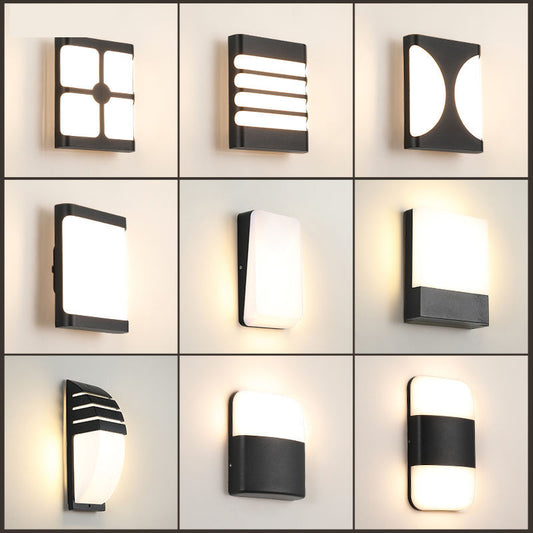 Lámpara LED Impermeable para Balcón y Jardín - Diseño Moderno Minimalista