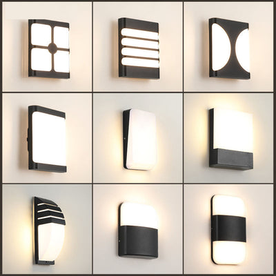 Lámpara LED Impermeable para Balcón y Jardín - Diseño Moderno Minimalista