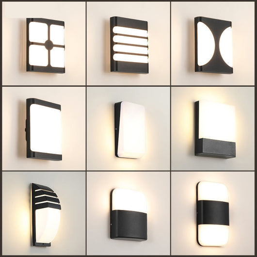 Lámpara LED Impermeable para Balcón y Jardín - Diseño Moderno Minimalista