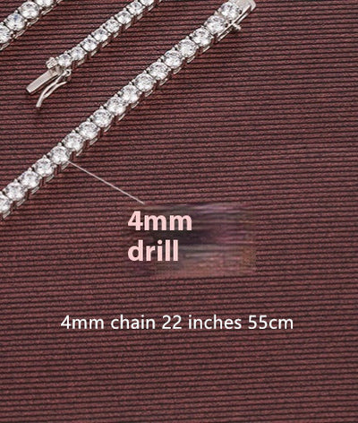 Cadena de Plata Esterlina con Garra Cuádruple Estilo Hip Hop para Hombre - Image 20