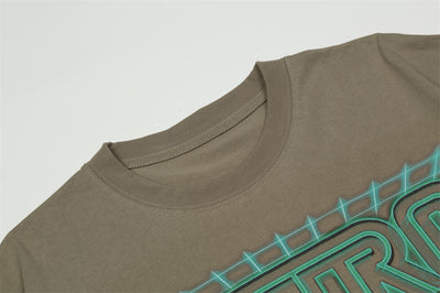 Camiseta Estampada con Caracteres para Hombre - Corte Europeo - Image 4