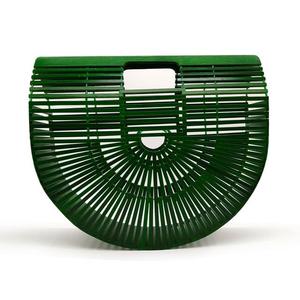 Bolsa de Playa Tejida en Bambú y Ratán - Bolso Creativo para Mujer - Image 10