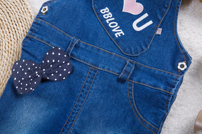 Pantalones Vaqueros con Tirantes para Niños y Niñas - Image 9