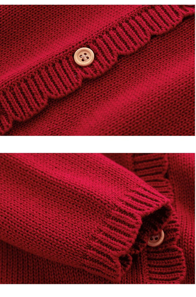 Vestido a Cuadros Rojo para Niña - Colección Otoño - Image 10